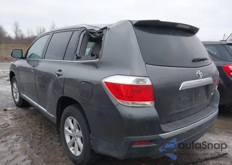 2012 Toyota Highlander Base V6 from USA, damaged, VIN 5TDBK3EH1CS168203